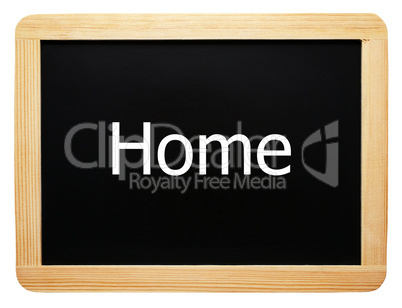 Home - Concept Sign - Konzept Tafel
