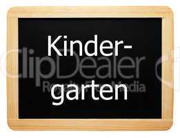 Kindergarten - Konzept Tafel