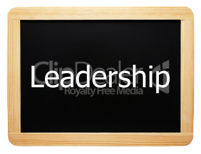 Leadership - Concept Sign - Konzept Tafel