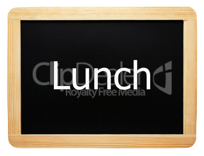 Lunch - Concept Sign - Konzept Tafel