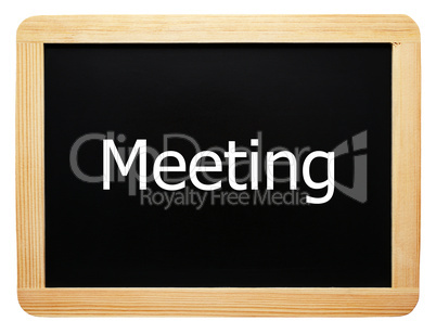 Meeting - Concept Sign - Konzept Tafel