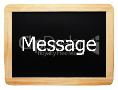 Message - Concept Sign - Konzept Tafel