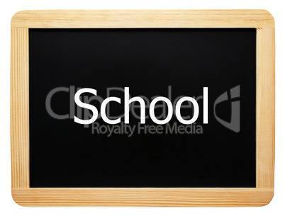 School - Concept Sign - Konzept Tafel