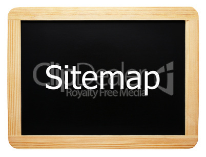 Sitemap - Concept Sign - Konzept Tafel