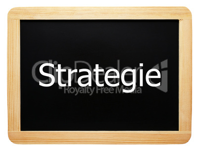 Strategie - Konzept Tafel