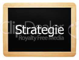 Strategie - Konzept Tafel