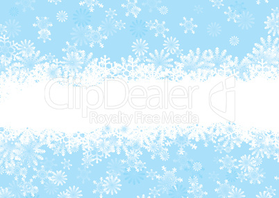 christmas snowflake blue