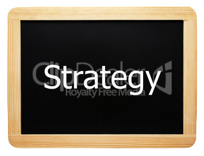 Strategy - Concept Sign - Konzept Tafel