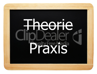 Theorie / Praxis - Konzept Tafel