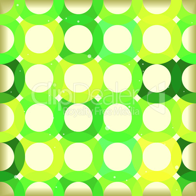 circle link green background