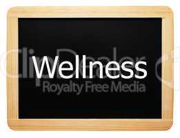 Wellness - Konzept Tafel