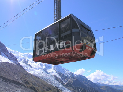 Seilbahn Chamonix - Aiguille du Midi