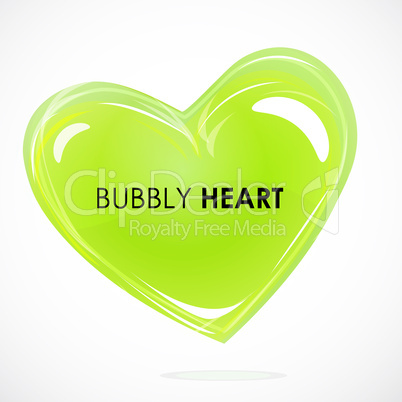 bubbly heart