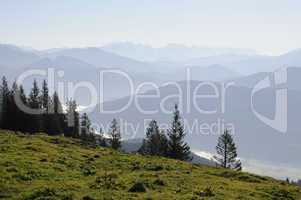 Höhenzüge in den Alpen