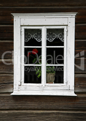 Rural house window