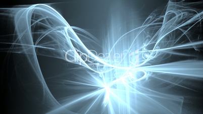 glowing light blue motion background d2893