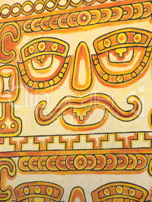 Mexican wall painting