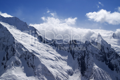 Mountains. Caucasus, Dombai.