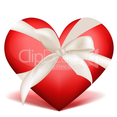 heart with ribbon