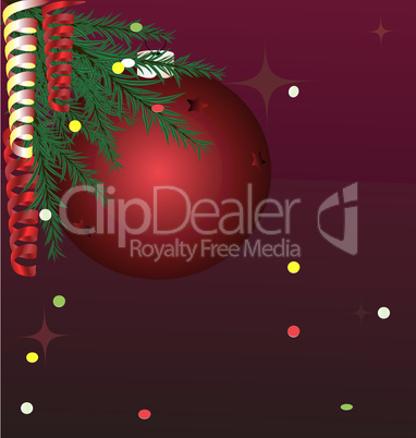 christmas background in red tones