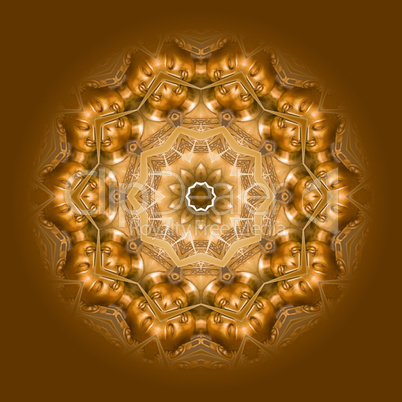 Buddha inside Mandala 04