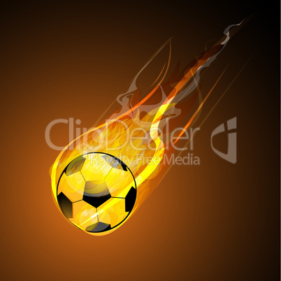 burning soccer