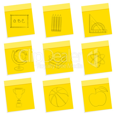 study sketch icons