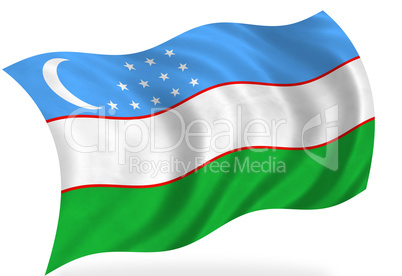 Uzbekstan flag Uzbekstan flag