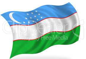 Uzbekstan  flag