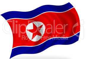 korea- north flag