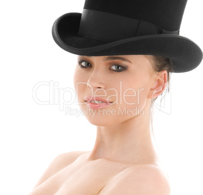 top hat and crop