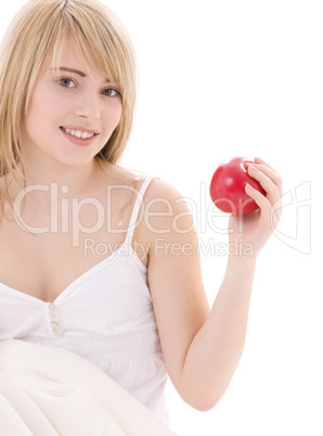 red apple