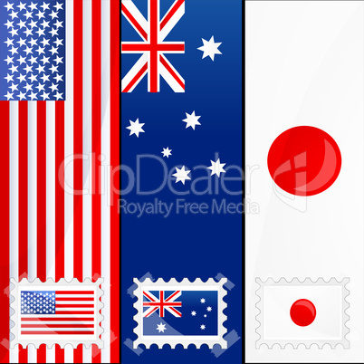 flags of different nations