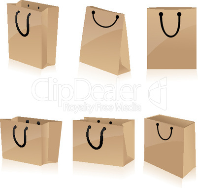 set of eco friendly shopping bags