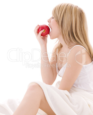 red apple