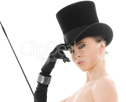 top hat and crop