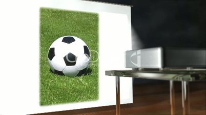 Soccer & Beamer - Video - Fußball & Projektor
