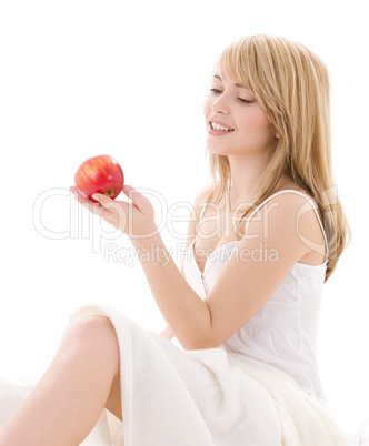 red apple