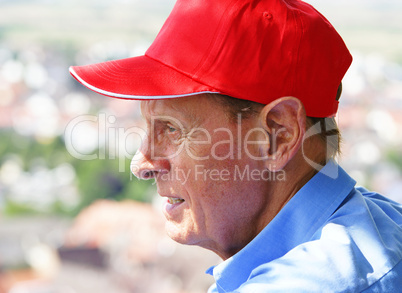 Senior outdoors in the Sunlight