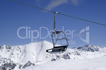 Chairlift, close-up