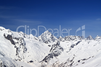 Caucasus Mountains. Dombay.