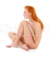 healthy naked redhead