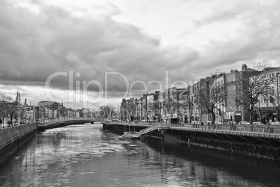 River Liffey and Dublin, Ireland