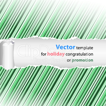 Vector style design for a holiday congratulation