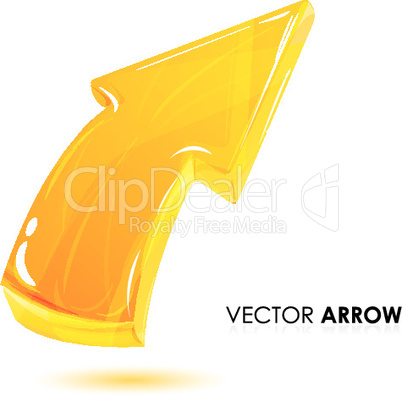 vector arrow on white background