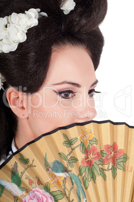 Portrait Of Geisha