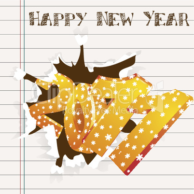 2011 new year card