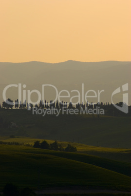 Landschaft in der Toskana, Italien - Landscape in tuscany, italy