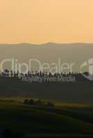 Landschaft in der Toskana, Italien - Landscape in tuscany, italy