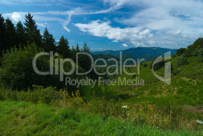 Vogesen Landschaft - Landscape in the Vosges Mountains